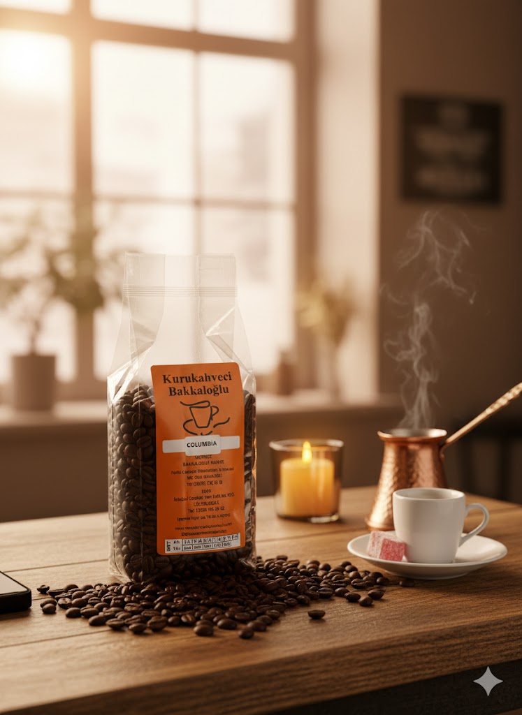 Çekirdek Kahve (500gr) - Colombia - Bakkaloğlu