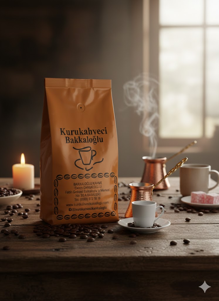 Kurukahveci Bakkaloğlu Kavrulmuş Türk Kahvesi (100gr)