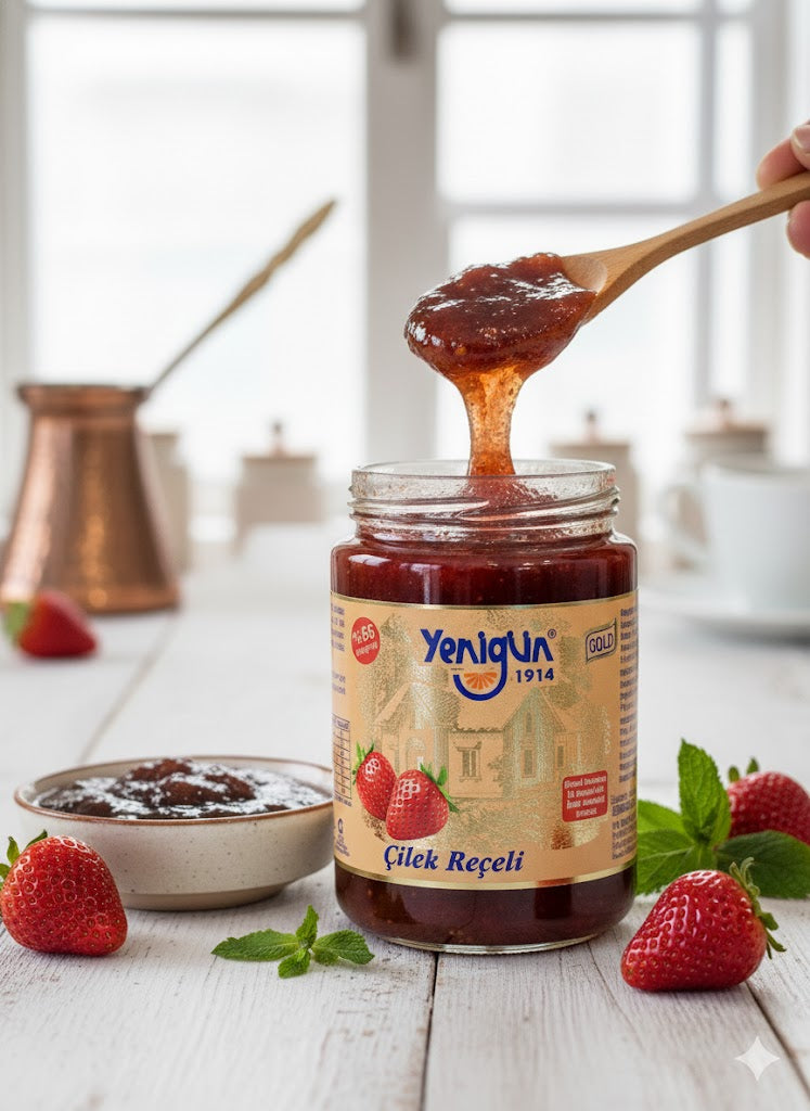 Çilek Reçeli Gold - Yenigün (400gr)