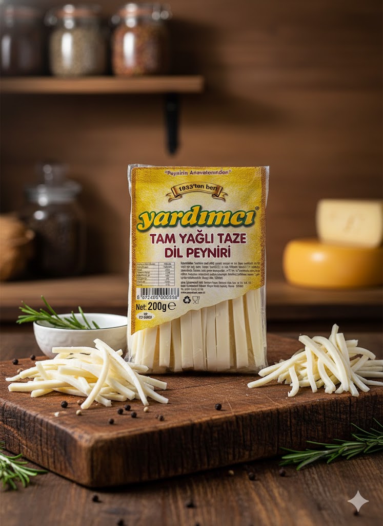 Yardımcı Tam Yağlı Taze Dil Peyniri (200gr)