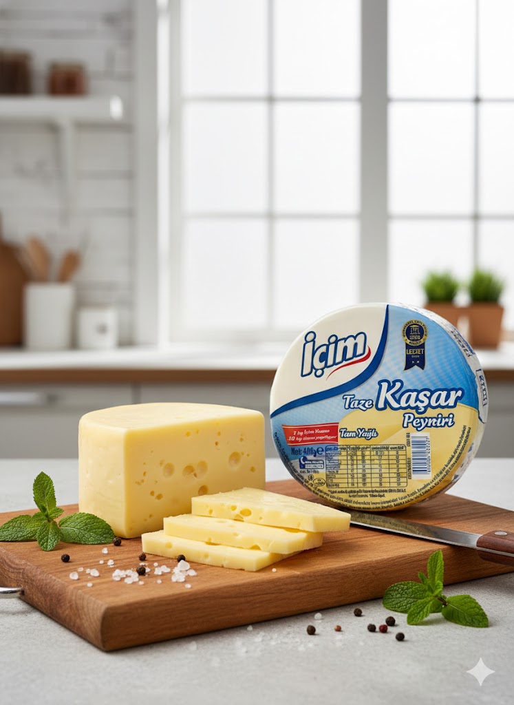 İçim Taze Kaşar Peyniri (400gr)