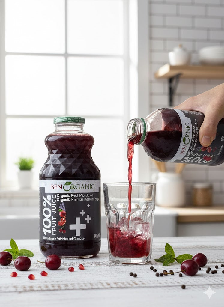 Organik Kırmızı Karışım Suyu - Ben Organic