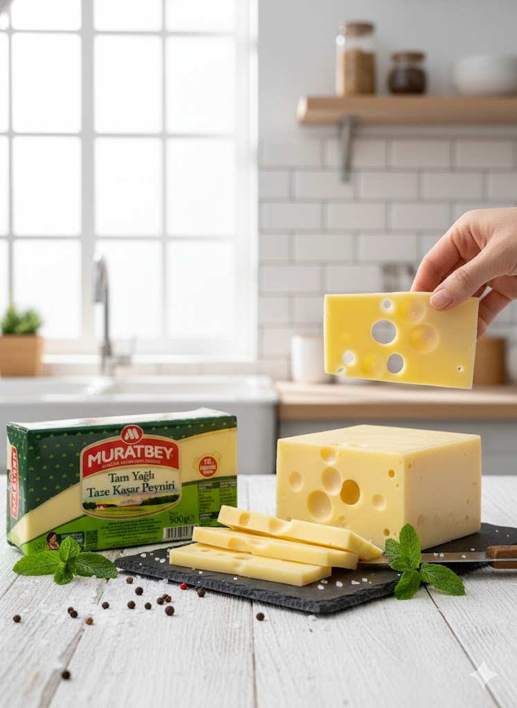 Muratbey Tam Yağlı Kaşar (500gr)